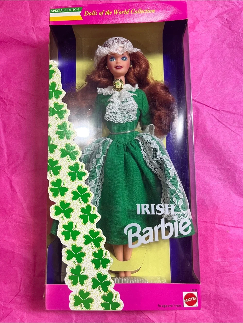 1994 Special Edition Irish Barbie Dolls of the World Collection NRFB